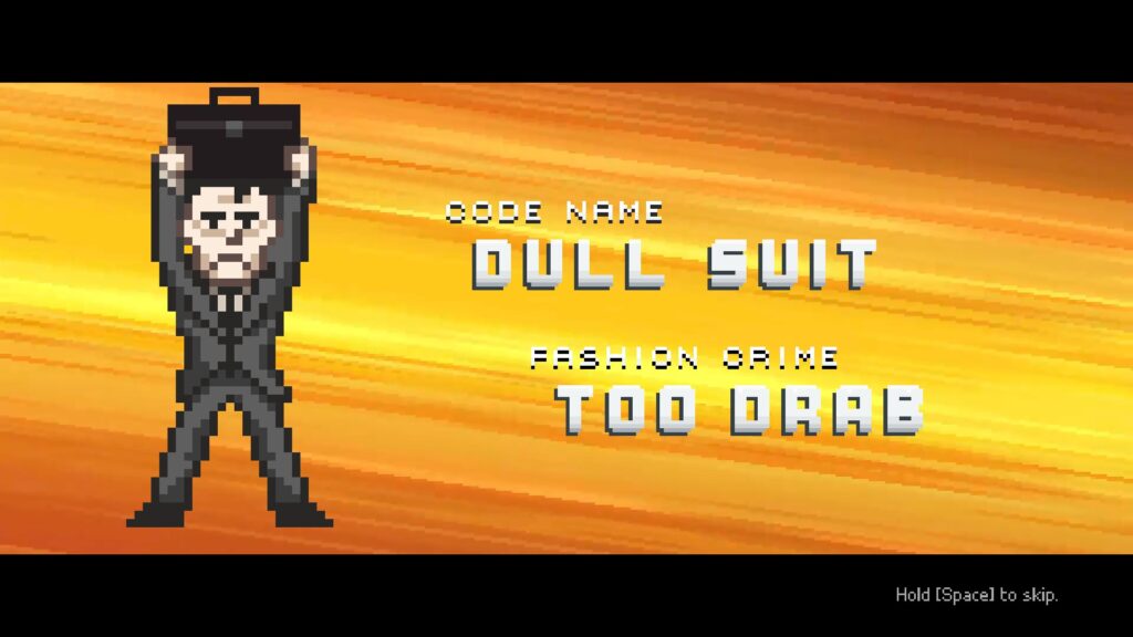 a picture of a dull suit with grey as his only colour