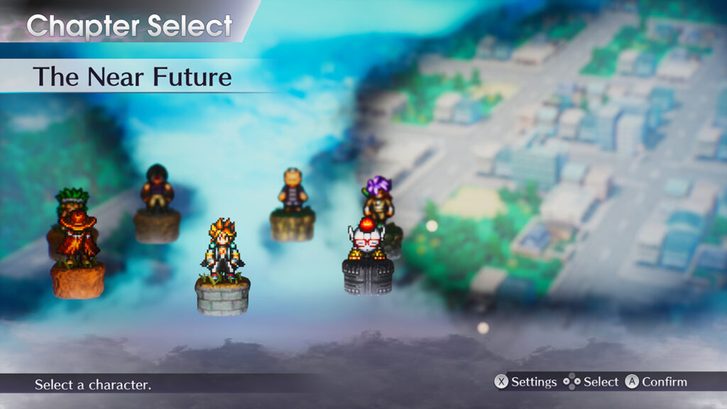 Live A Live - Review, 'Near Future' chapter select image