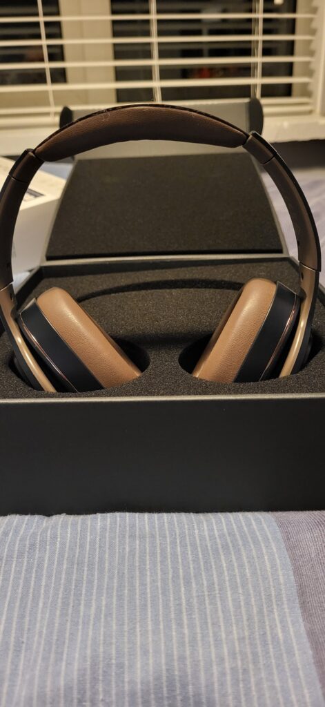 The Enduro ANC Noise Cancelling Headphones in the box