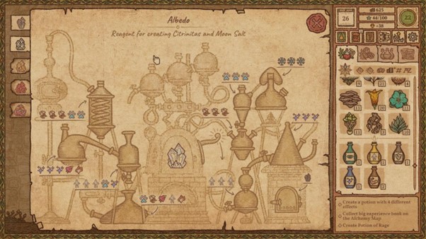 Potion making instructions 