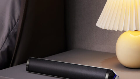 Edifier MF200 on a bedside table
