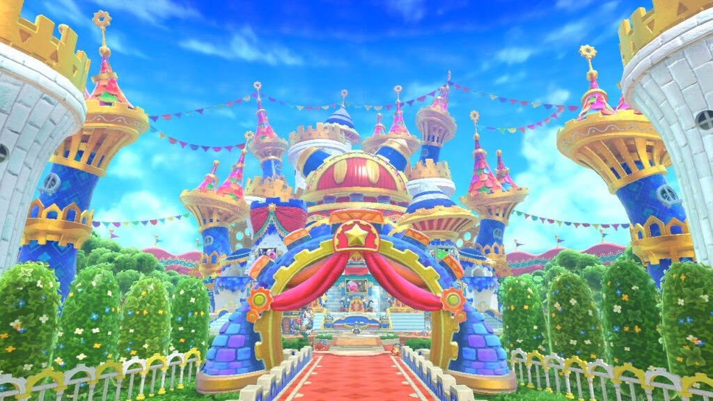 Entrance view for Merry Magoland in Kirby Return to Dreamland