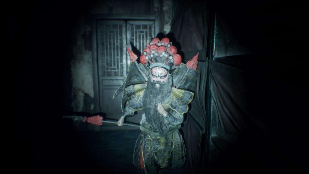 Jump scare figure from Paper Dolls II