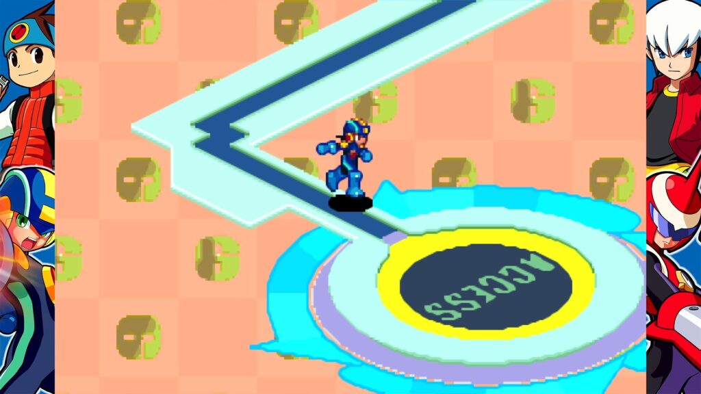 MegaMan.EXE on the hunt for viruses in the network