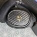A close up of the earcup of the Edifier STAX SPIRIT S3 and logo.