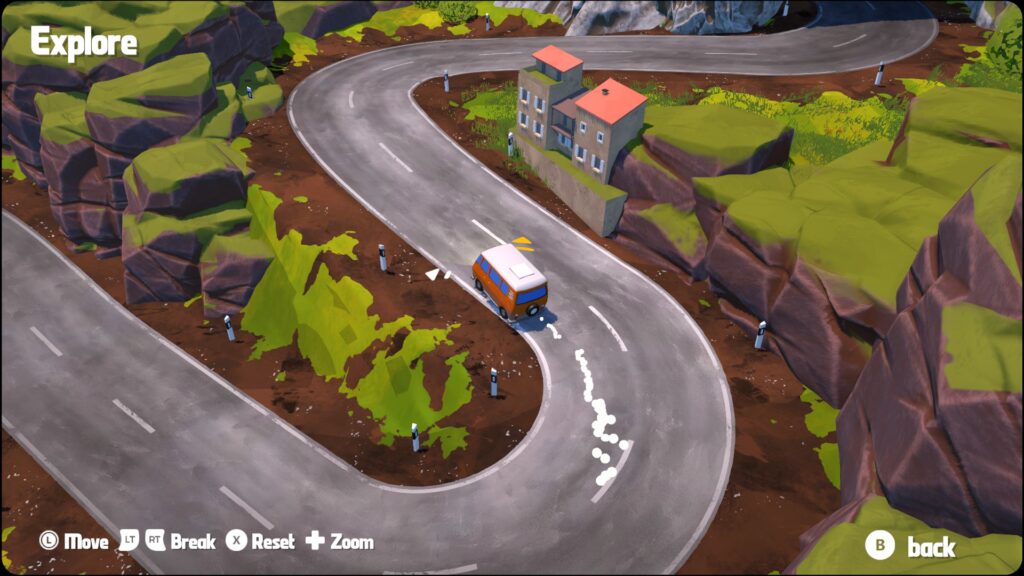 A Caravan driving on Mountain Roads.