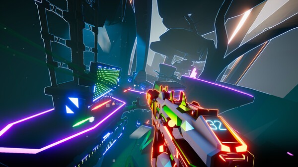 assault rifle way above the ground