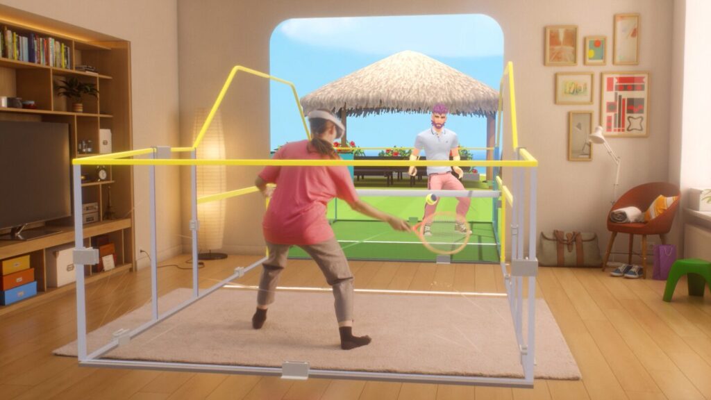 Play virtually in mixed reality on the meta Quest 3.