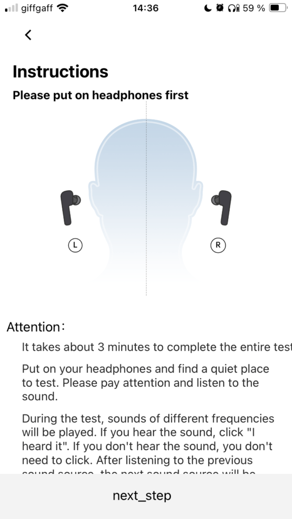 Instructions for completing the adaptive EQ test