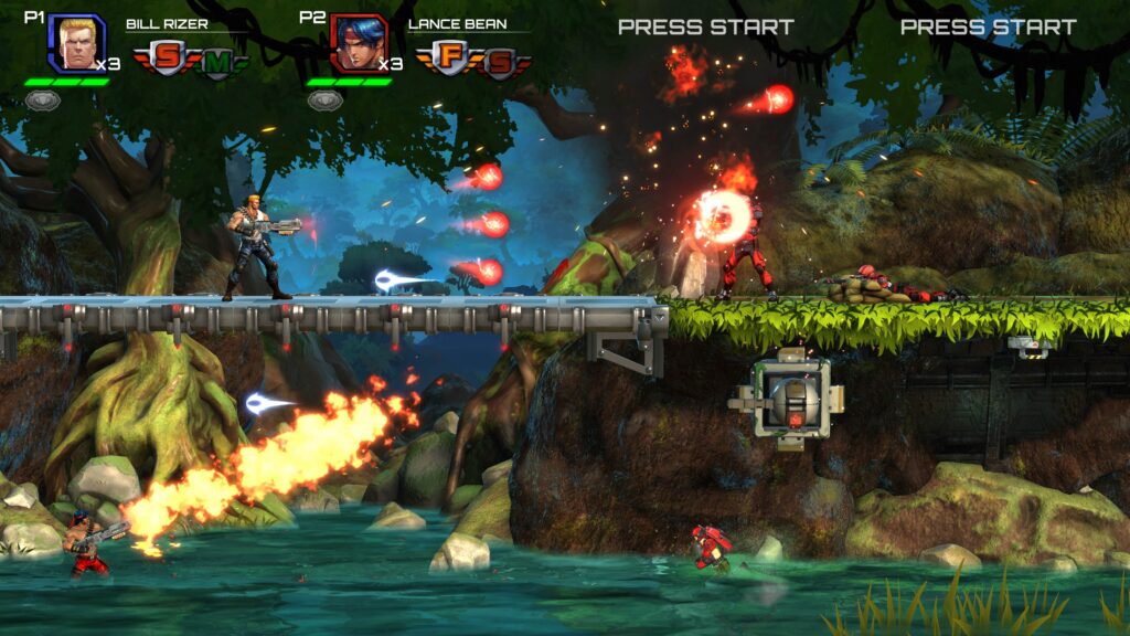 Original Contra's first level re-imagined