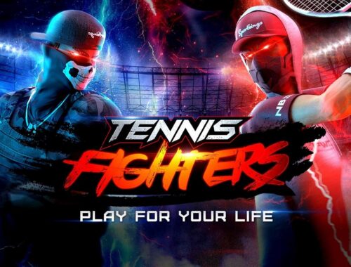 2 of the characters Tennis Fighters clash.