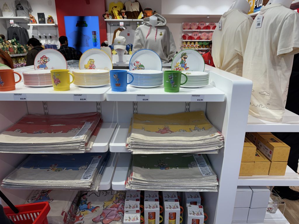 Nintendo homeware selection