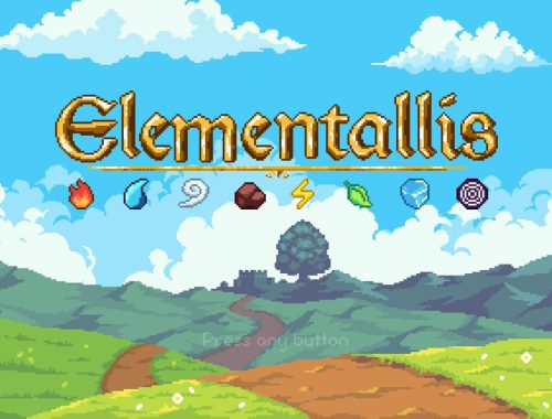 Elementallis title Screen