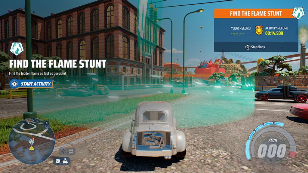 Find the Flame Stunt mission